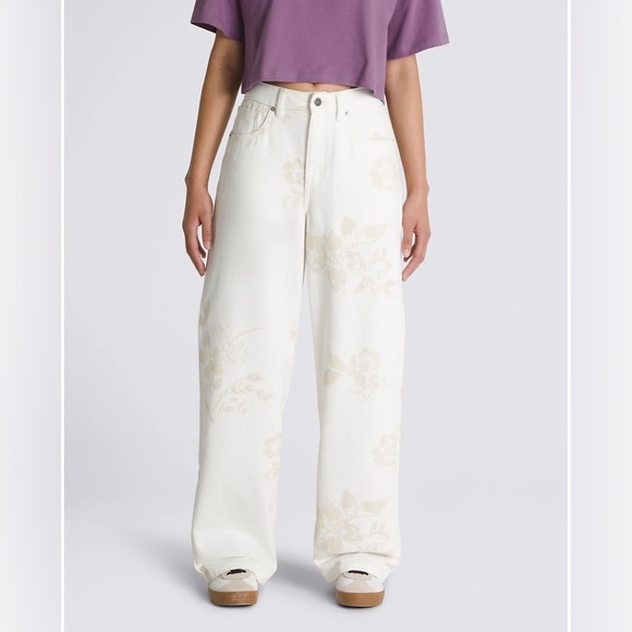 NEW Vans Sirelle Printed Marshmallow Puddle Pants - Picture 2 of 6